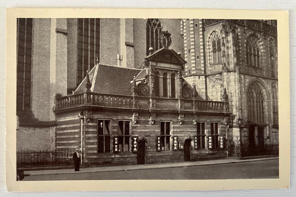 Oude Ansichtkaart - Zwolle - Hoofdwacht, Verzamelen, Ansichtkaarten | Nederland, Ophalen of Verzenden, 1940 tot 1960, Gelopen