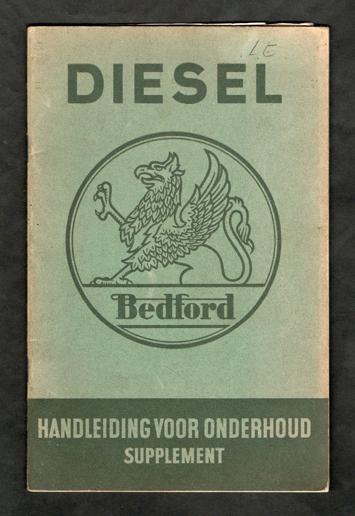 Handleiding Bedford Vrachtwagen Onderhoud Diesel., Ophalen of Verzenden, Zo goed als nieuw