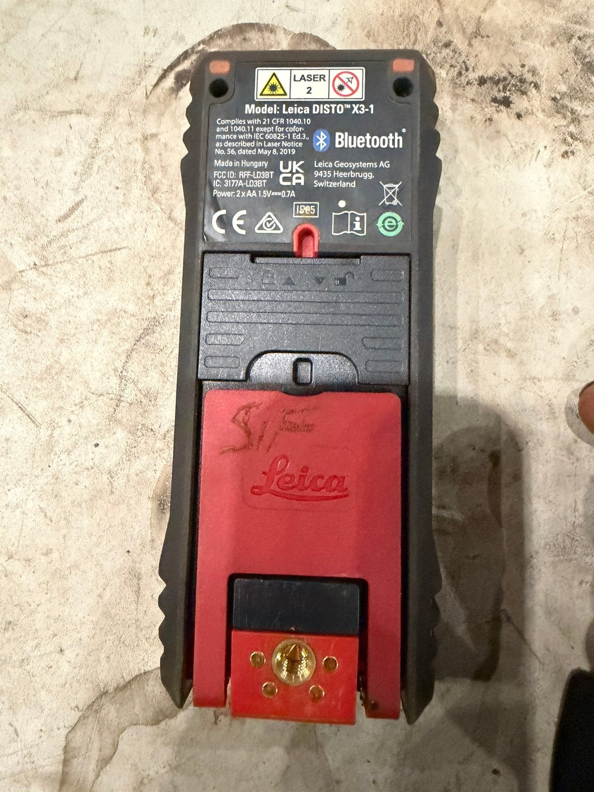 Leica DISTO X3 laser afstandsmeter, Ophalen of Verzenden, Gebruikt, Afstand