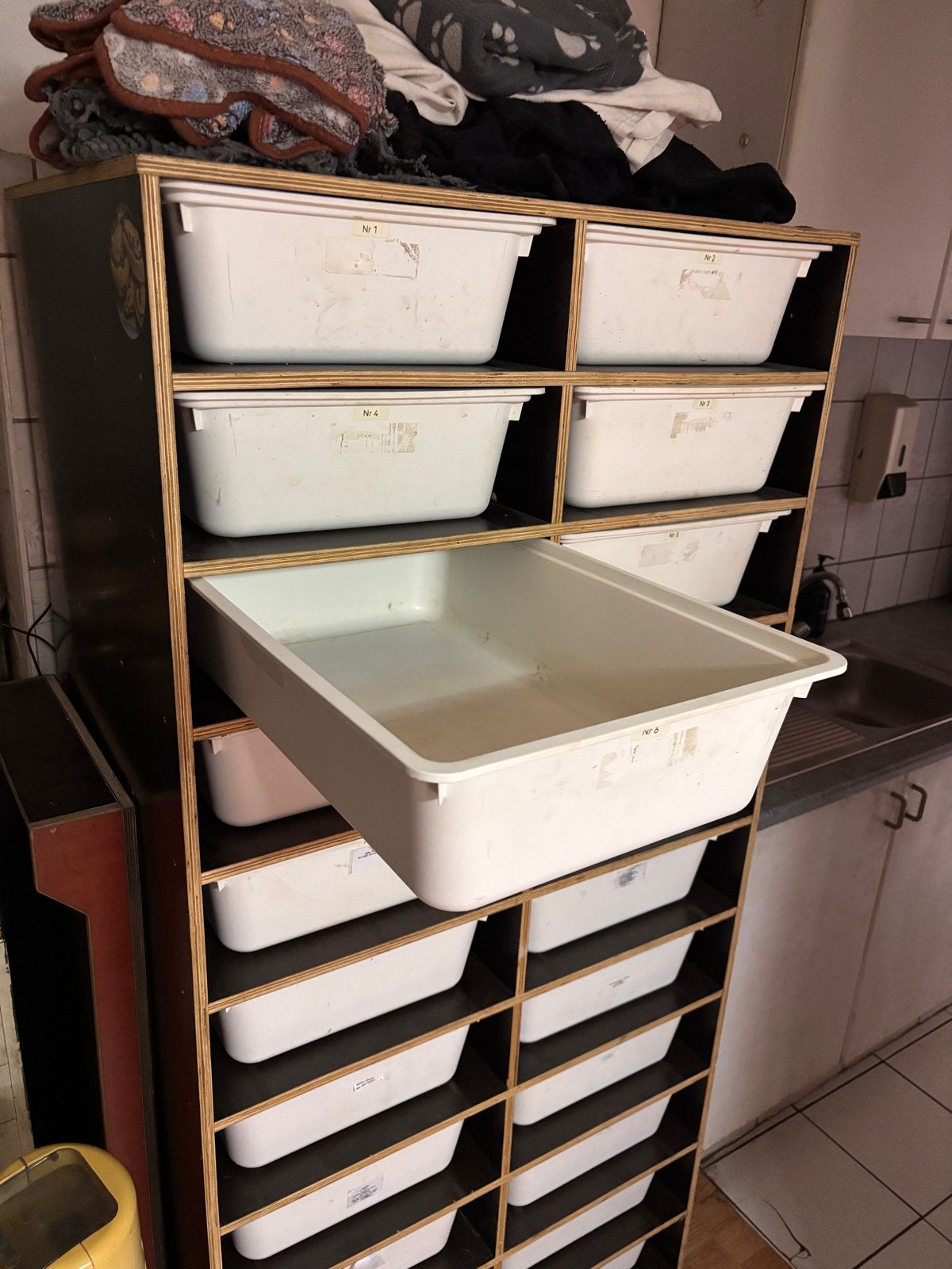 Slangenrack, Ophalen, Gebruikt, Overige typen