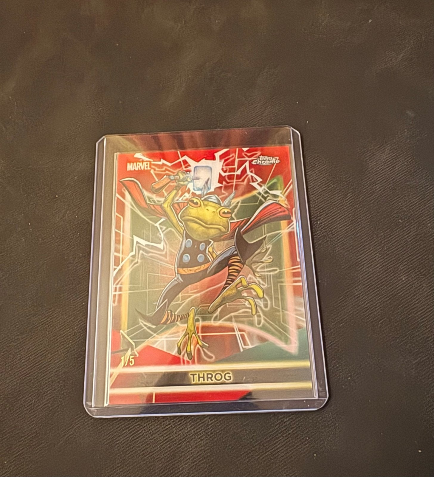 Marvel Throg 1/5 Topps Chrome Neon 2026, Ophalen of Verzenden, Zo goed als nieuw, Losse kaart