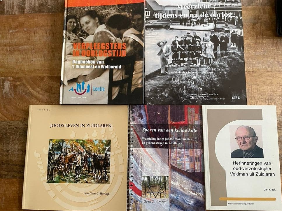 5 Historische boeken over Zuidlaren in WO2, Ophalen of Verzenden, 20e eeuw of later, Gelezen