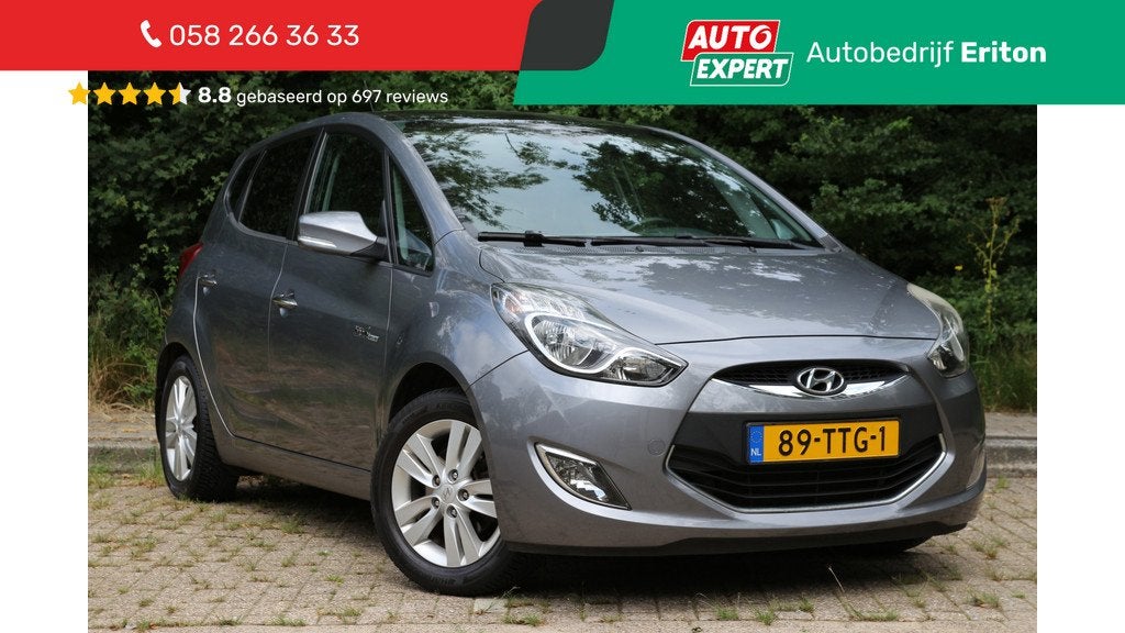 Hyundai ix20 1.4i 90pk i-Vision | NL-auto | 5 deuren | Clima, Auto's, Hyundai, Voorwielaandrijving, Stof, Gebruikt, 4 cilinders