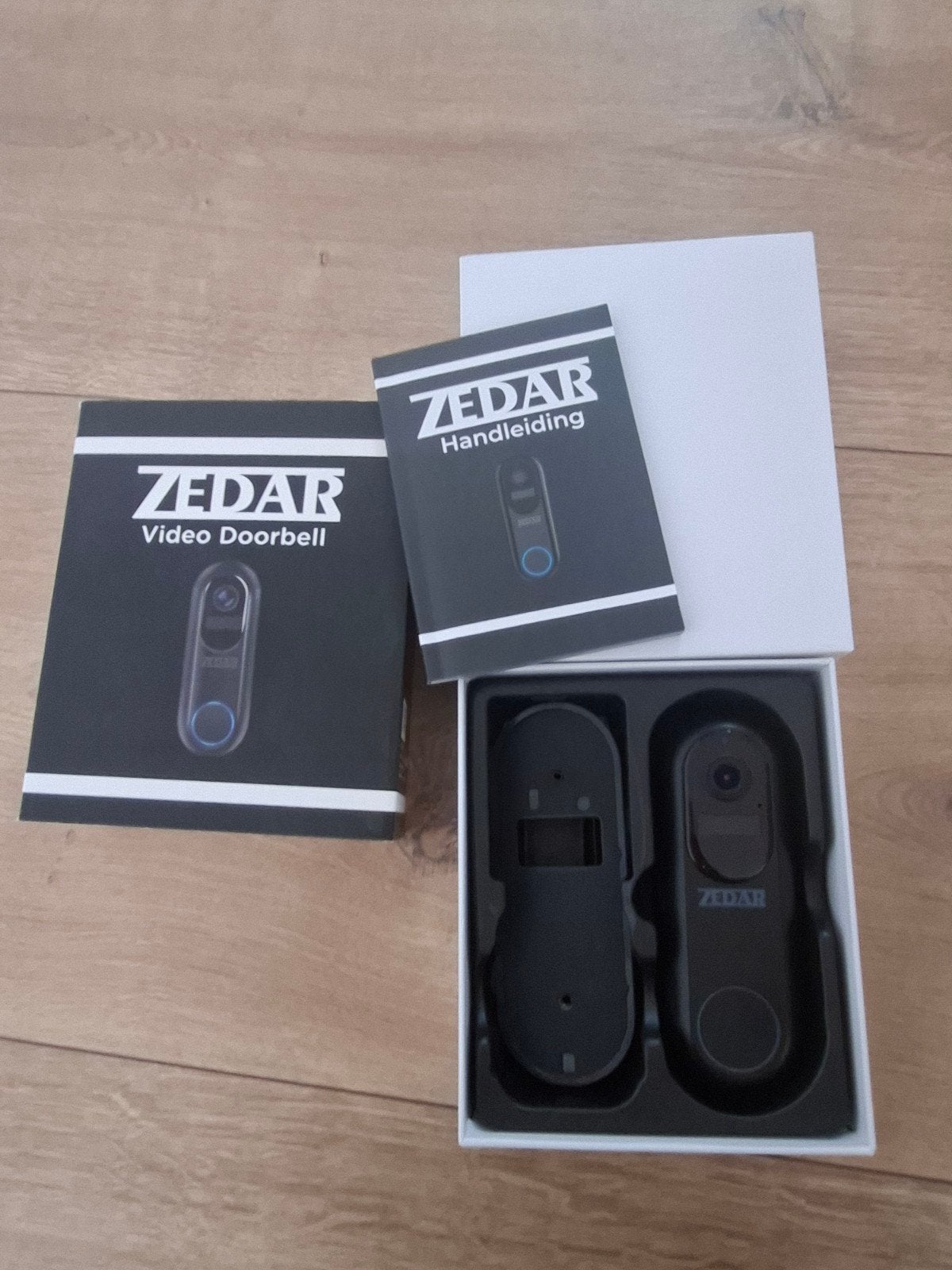 ZEDAR Video Deurbel - Draadloos met Camera& Bewegingssensor, Ophalen of Verzenden, Ingebouwde camera, Nieuw, Draadloos
