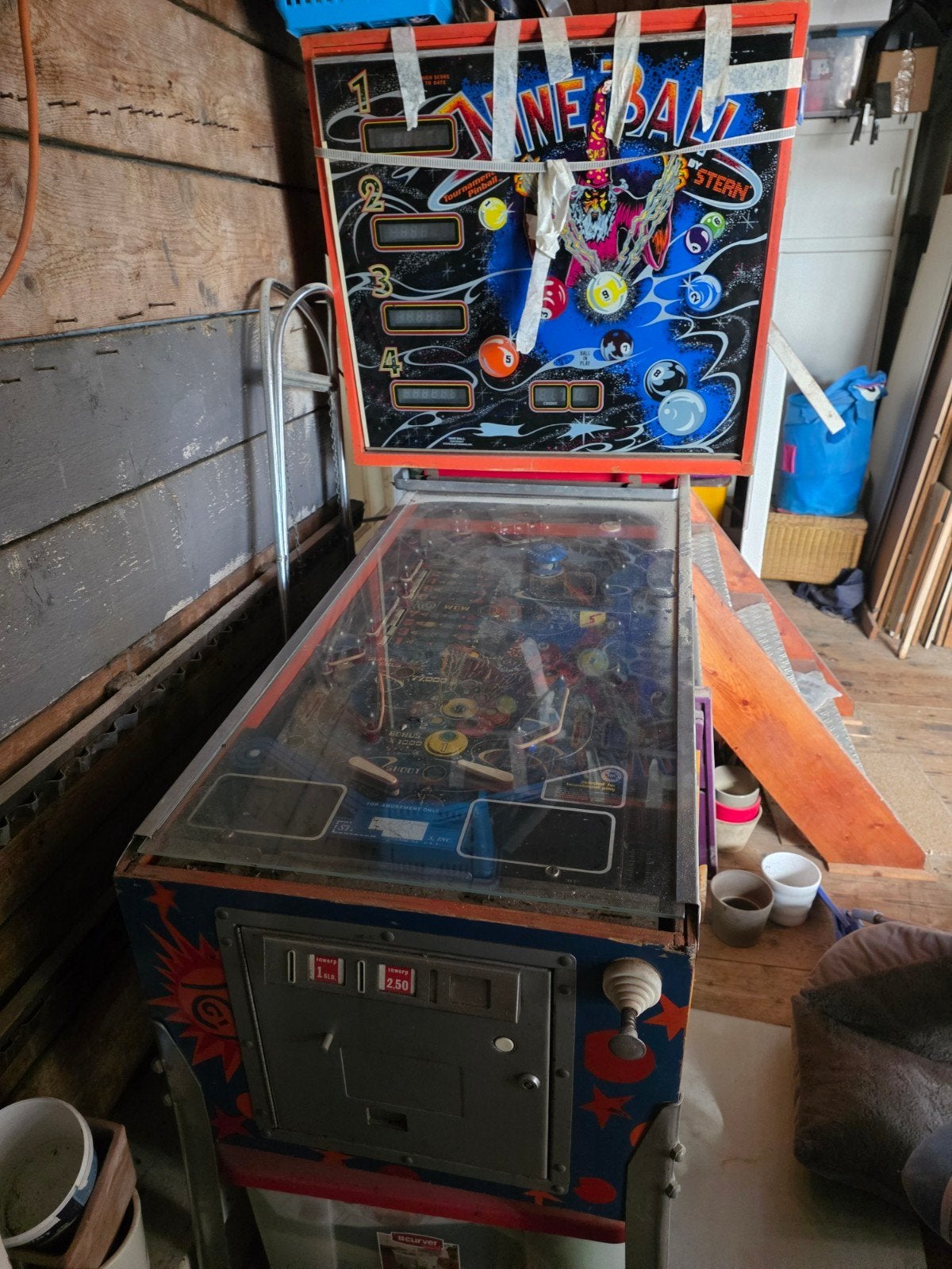 Stern Nine Ball Flipperkast - Klassieke Arcade Machine, Verzamelen, Automaten | Flipperkasten, Ophalen, Gebruikt, Mechanisch, Stern
