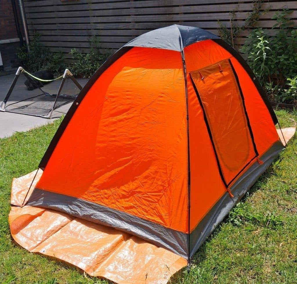 Oranje festivaltent, Caravans en Kamperen, Ophalen of Verzenden, Nieuw, Tot en met 2