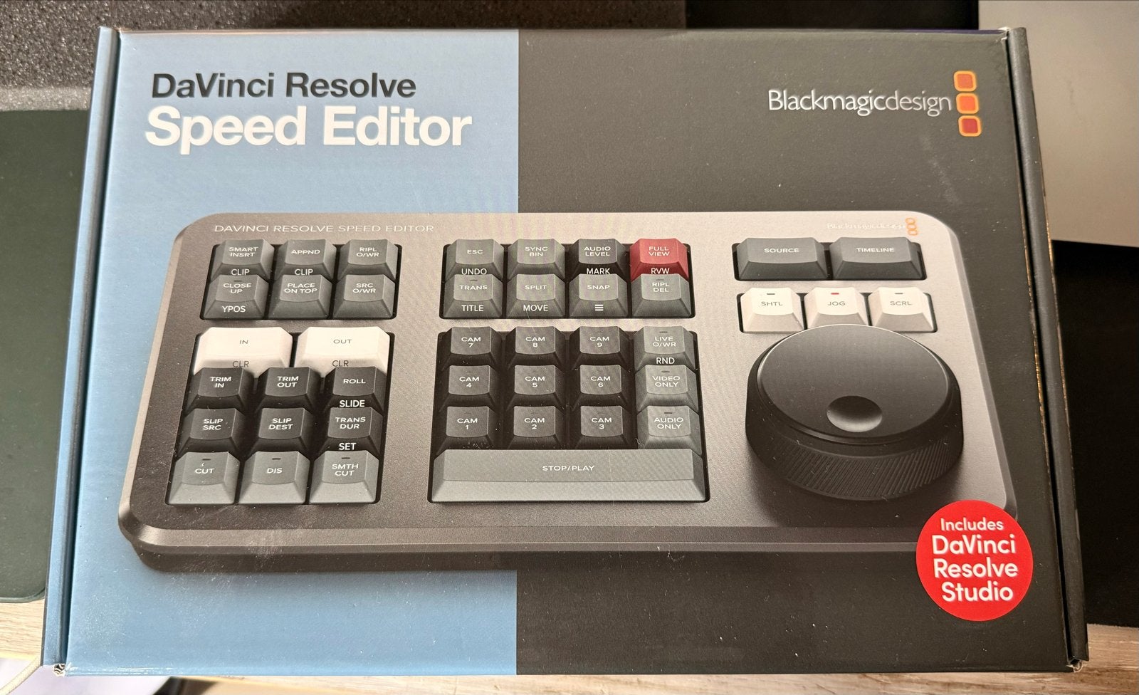 Blackmagic Design DaVinci Resolve Speed Editor, Plug-and-play, Ophalen of Verzenden, Bedraad, Overige indelingen