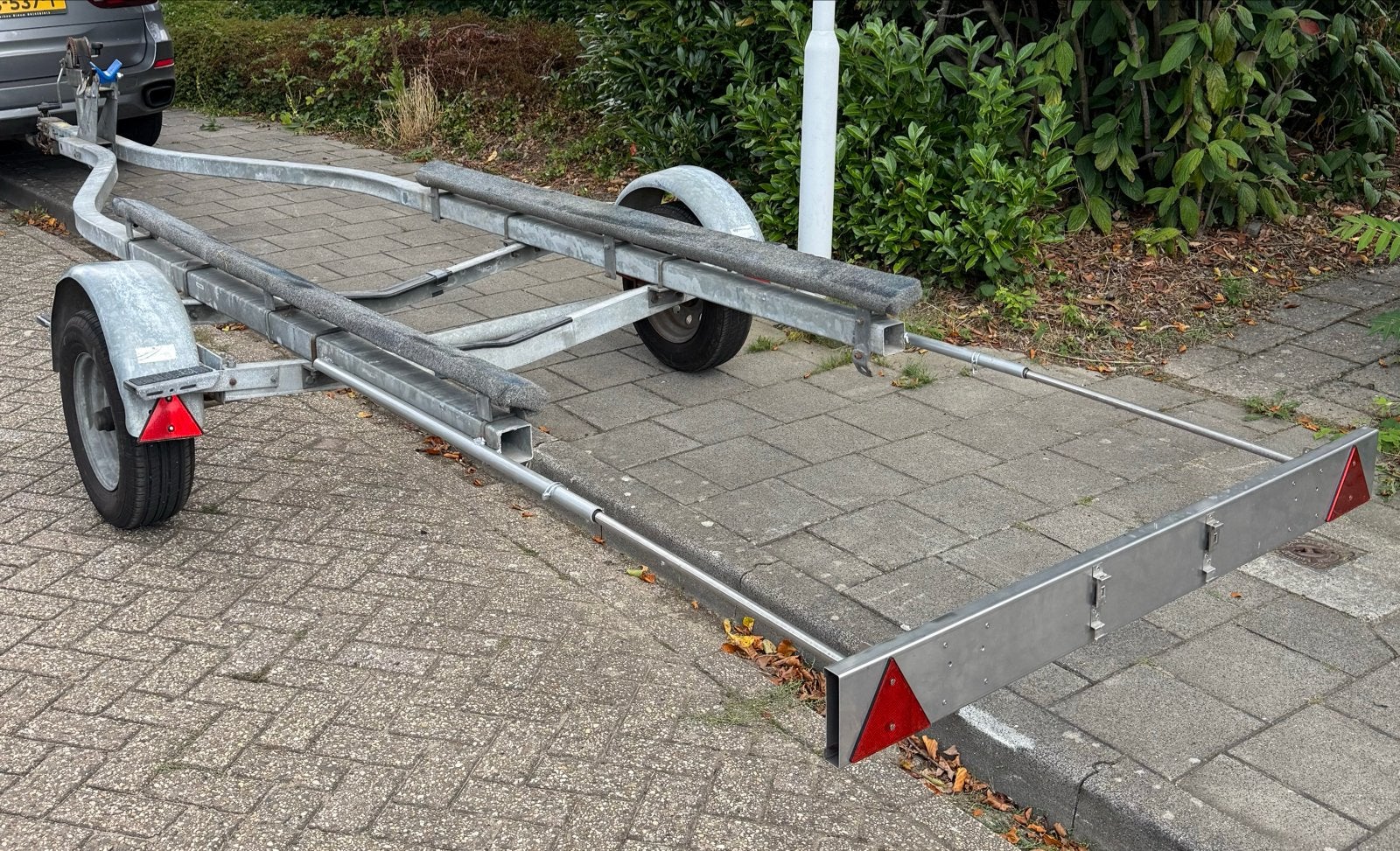 Boot trailer voor boten van 5-6 meter, 2m breed, Watersport en Boten, Ophalen, Minder dan 1500 kg, Gebruikt, Overige typen