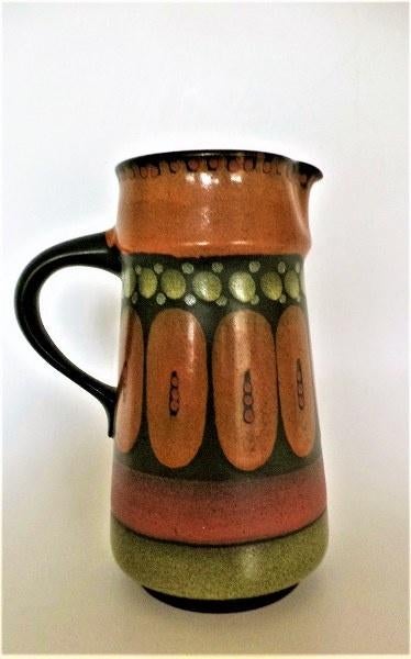 Vintage KMK Kupfermühle Keramiek Kan – Serie Lima. (7779), Huis en Inrichting, Woonaccessoires | Vazen, Ophalen, Overige kleuren