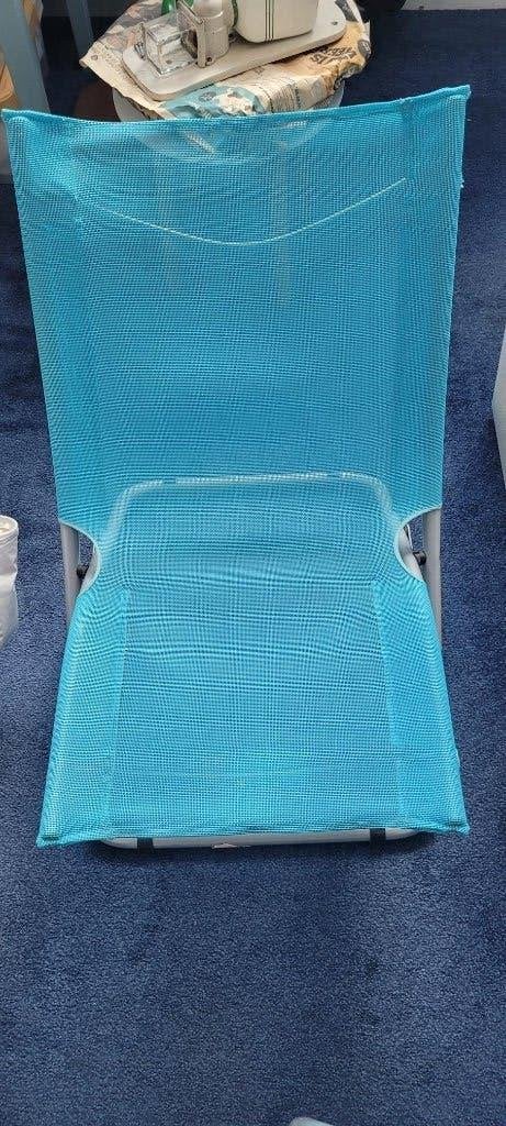 2 Lage campingstoelen (ANWB), Caravans en Kamperen, Kampeermeubelen, Ophalen, Gebruikt, Campingstoel