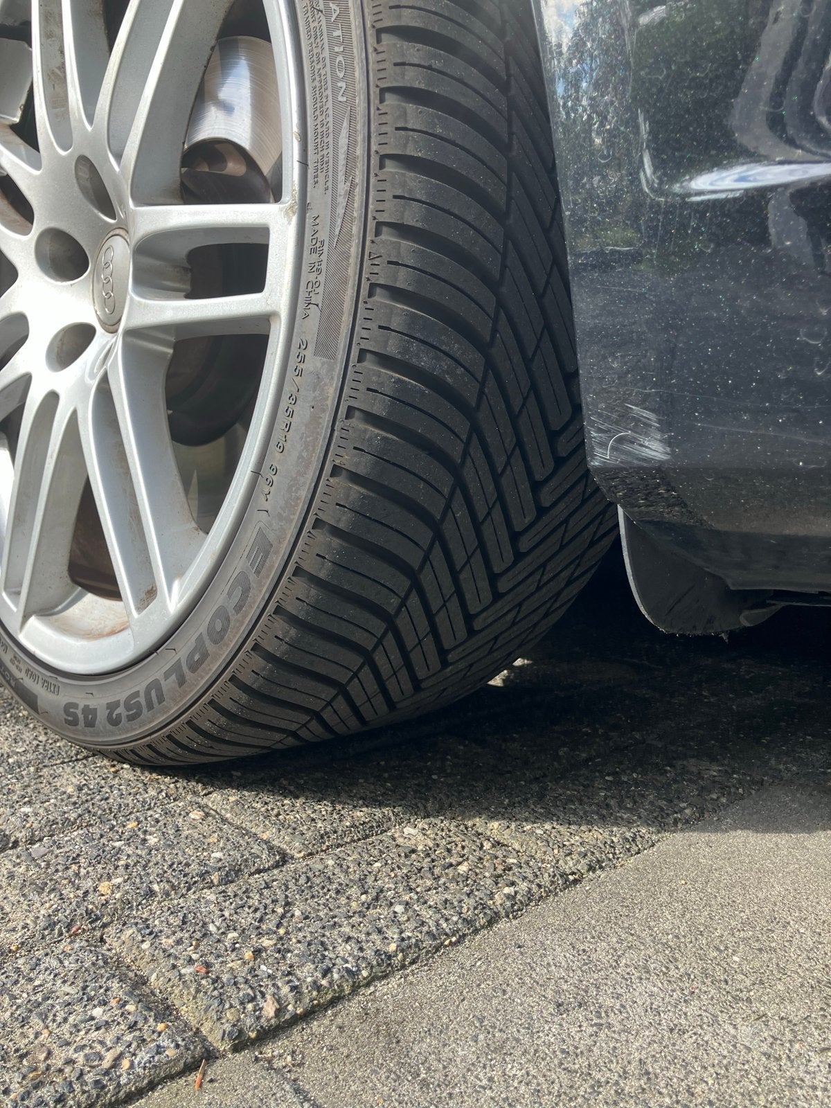 Audi RS Velgen met All Season Banden 255/35R19, Auto-onderdelen, 19 inch, Gebruikt, 255 mm, Banden en Velgen