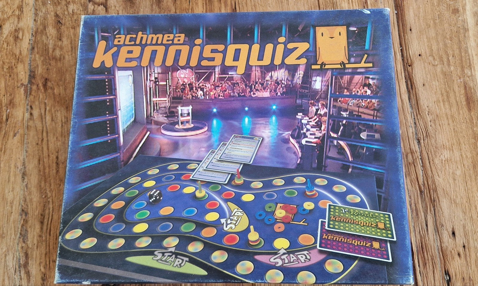 Achmea Kennisquiz Bordspel - Compleet en in goede staat, Drie of vier spelers, Ophalen of Verzenden, Gebruikt, Achmea