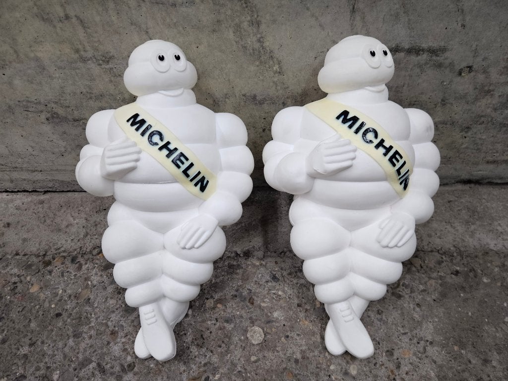 Set originele Michelin Bibendum 1966 Made in France poppen!, Ophalen, Gebruikt, Overige merken, Overige Auto-onderdelen