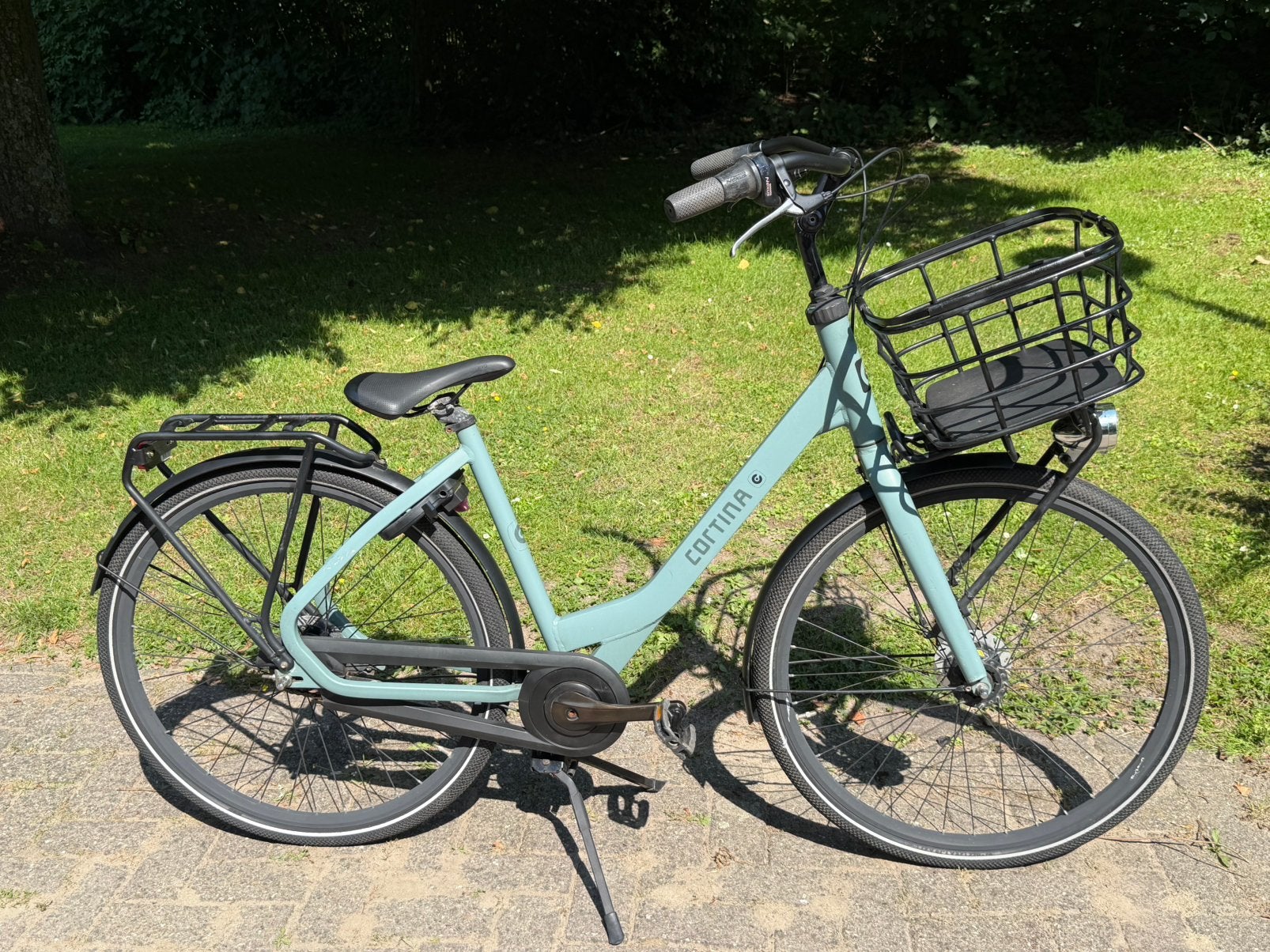 Cortina Common 7V fiets 28inch fr 50cm, Versnellingen, 50 tot 53 cm, Trommelrem, Ophalen