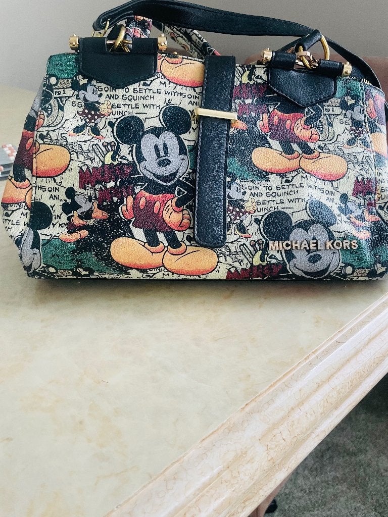 Michael Kors Mickey Mouse Handtas, Sieraden, Tassen en Uiterlijk, Ophalen, Gebruikt, Overige kleuren, Handtas