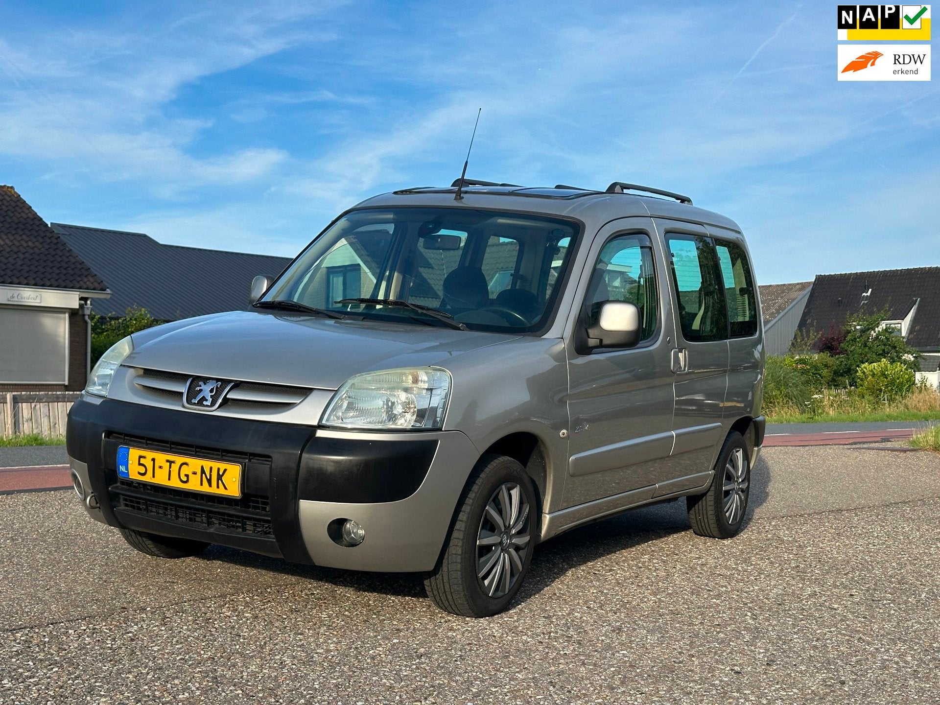 Peugeot Partner MPV 1.6-16V Zenith 4 Airco/Nap/Pano, Auto's, Gebruikt, Origineel Nederlands, Bedrijf, Handgeschakeld