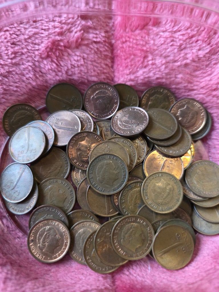 1 cent juliana 1970 t/m 1980, Ophalen of Verzenden, Koningin Juliana, 1 cent, Losse munt