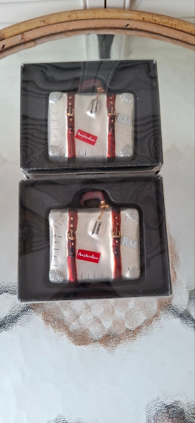 2x Rivièra Maison Suitcase Ornamenten, Ophalen of Verzenden, Nieuw