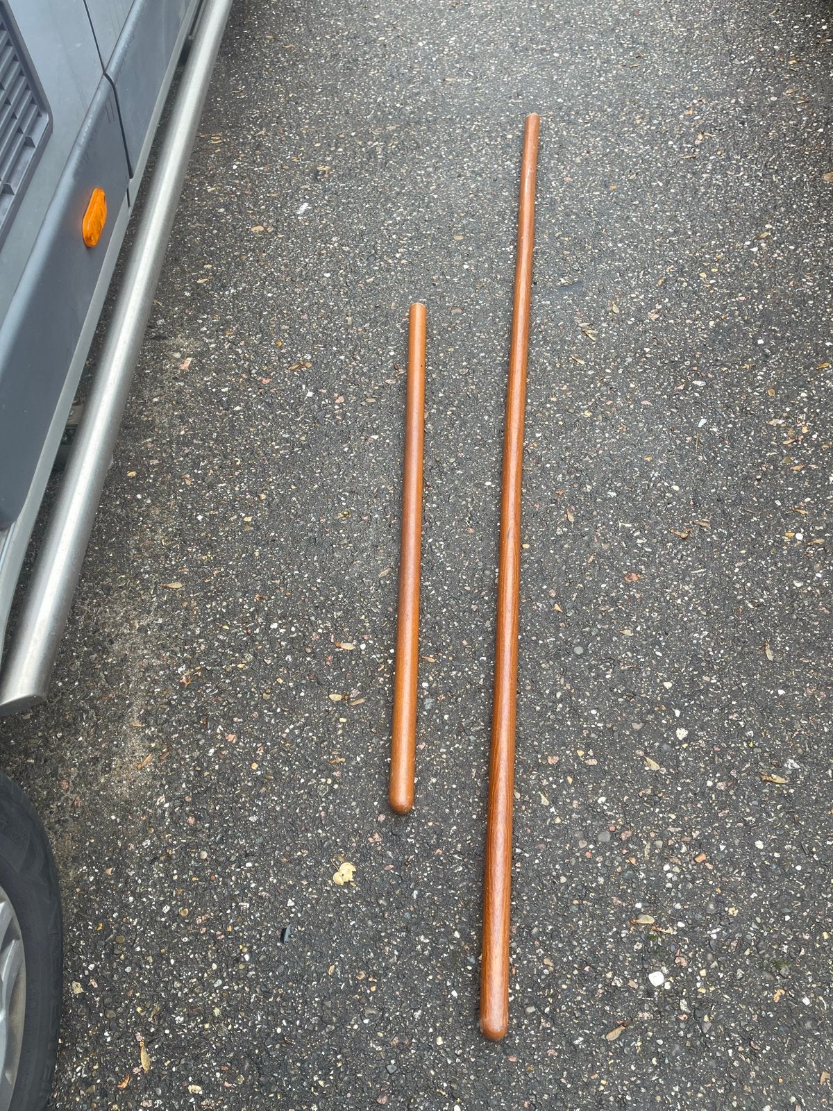 Beuken houten Trapleuning recht, Ophalen of Verzenden