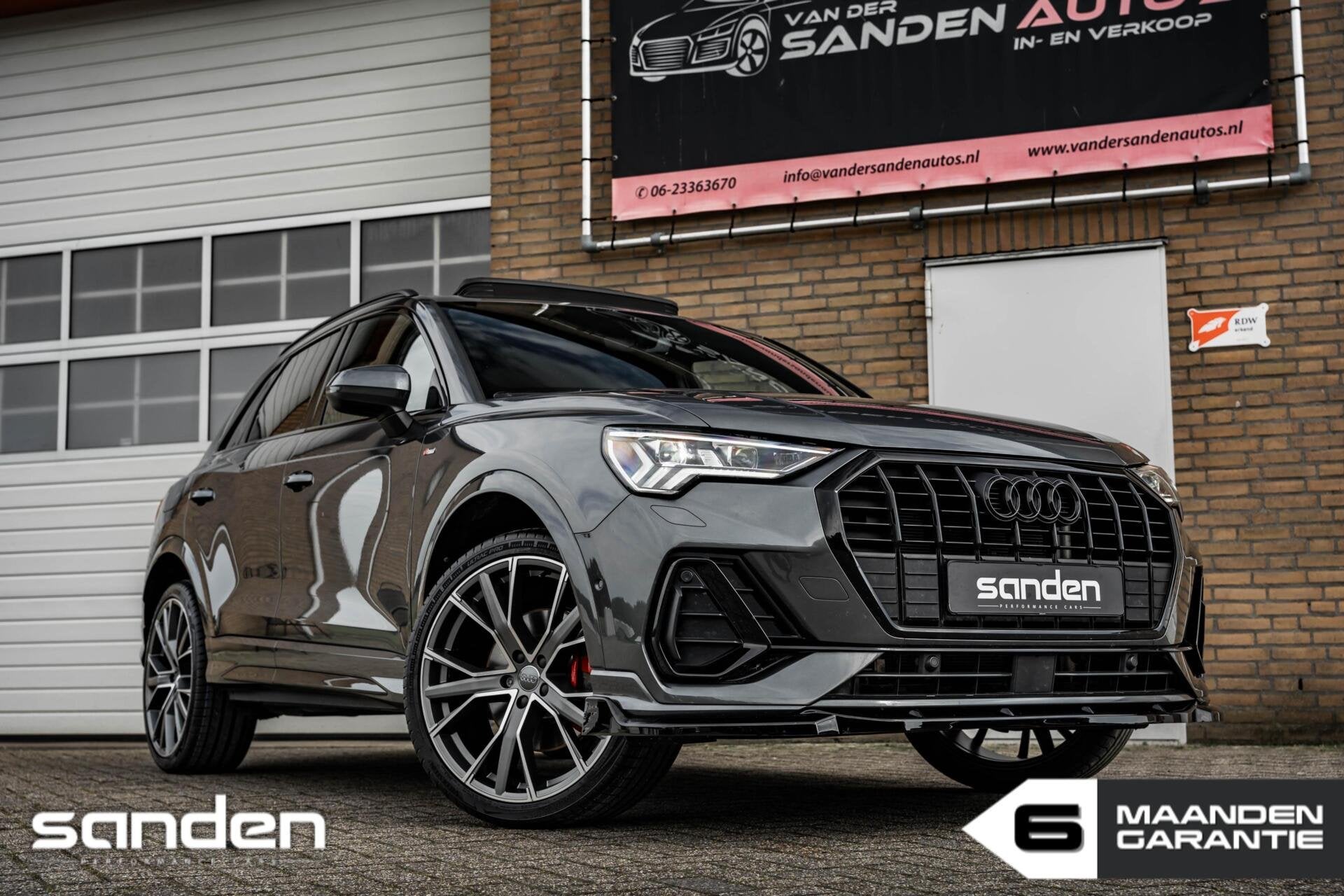Audi Q3 45 TFSIe S edition|BTW|245pk|Pano|SLine|Leder|Memory, Auto's, Audi, Hybride Elektrisch/Benzine, SUV of Terreinwagen, Zilver of Grijs