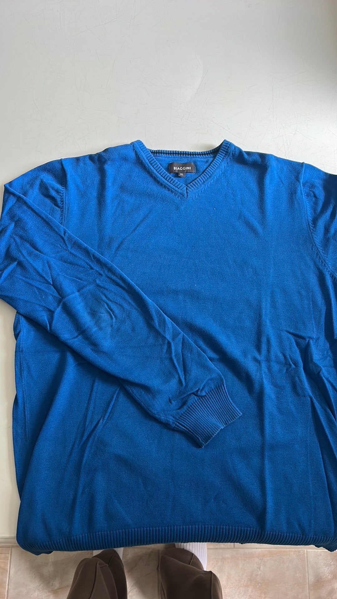 Biaggini trui maat XL, Ophalen of Verzenden, Zo goed als nieuw, Maat 56/58 (XL), Blauw