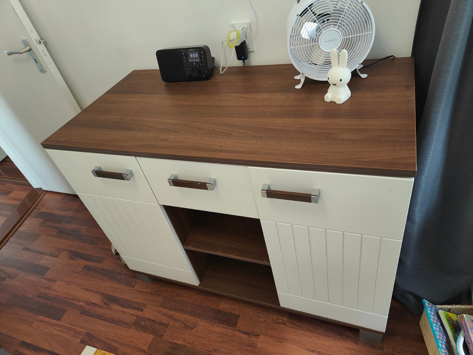 Bopita babykamer: ledikant, commode en kledingkast, Kinderen en Baby's, Kinderkamer | Commodes en Kasten, Ophalen, Gebruikt, 50 tot 70 cm