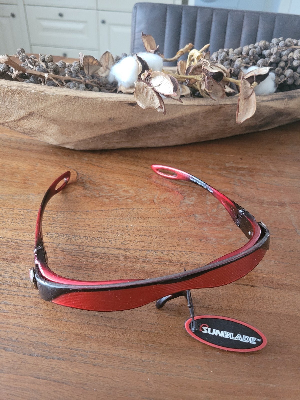 Nieuwe Sunblade Zonnebril - Rood/Zwart, Overige merken, Zonnebril, Nieuw, Ophalen of Verzenden