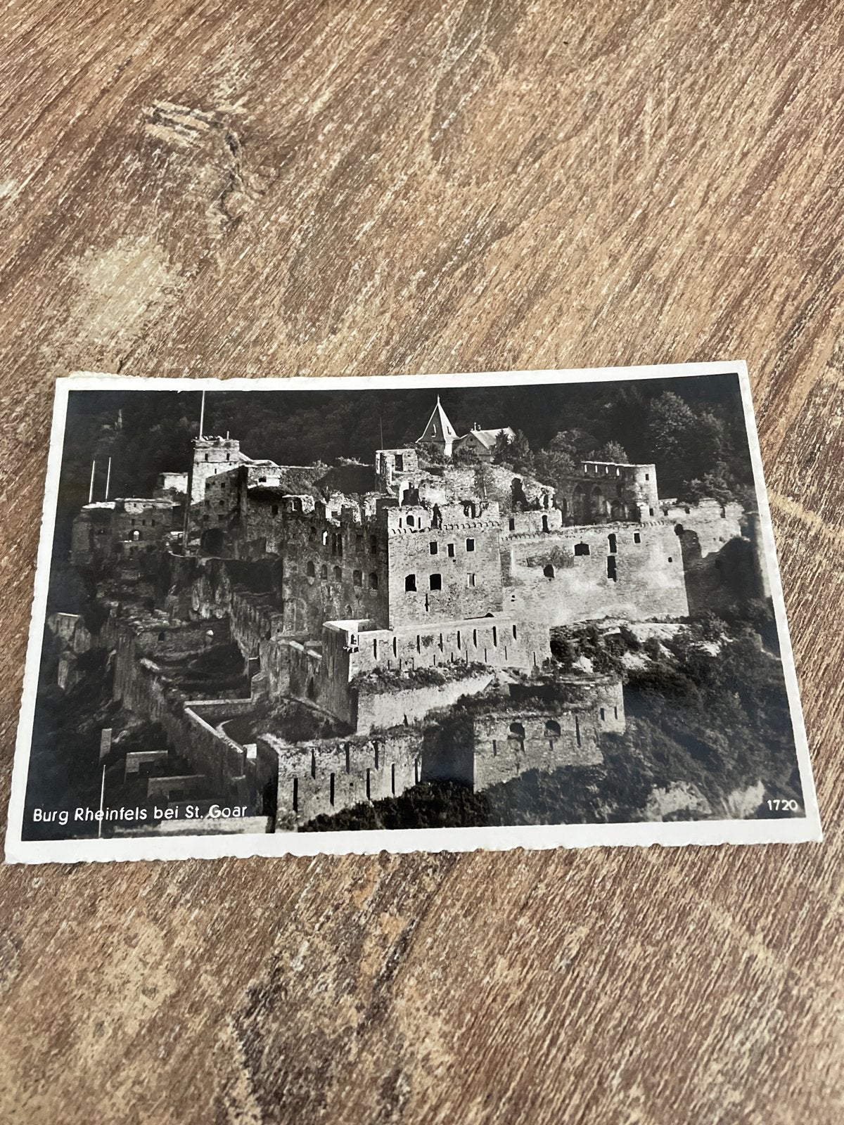 Oude ansichtkaart Burg Rheinfels bij St. Goar, Duitsland, Ophalen of Verzenden, 1960 tot 1980, Gelopen, Duitsland