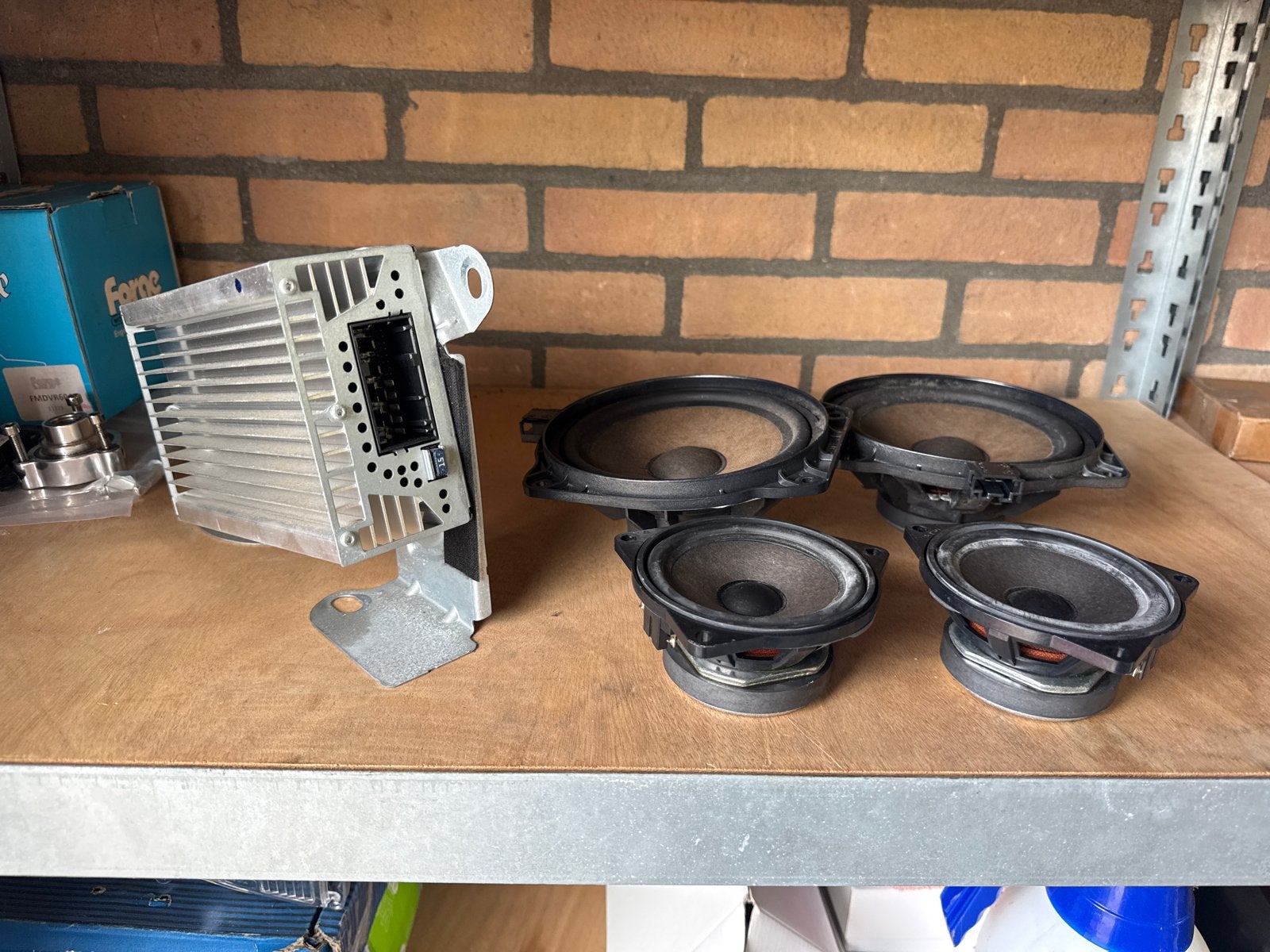 Mini R56 Audio Upgrade Versterker en Speakers, Auto diversen, Ophalen of Verzenden, Gebruikt