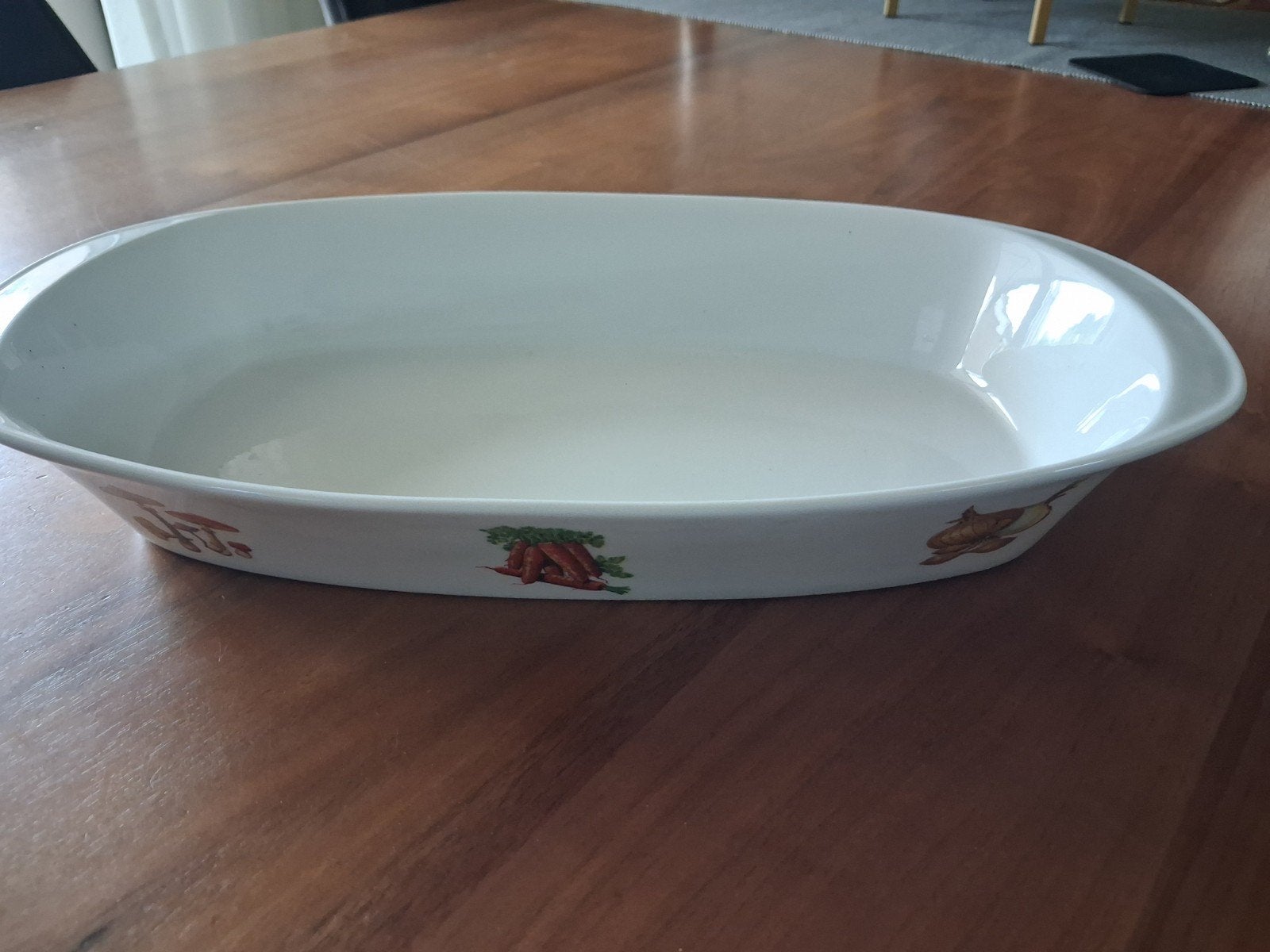 Ovenschaal Royal Sphinx Maastricht Blue Band Ovenware, Gebruikt, Porselein of Keramiek, Schaal, Ophalen of Verzenden