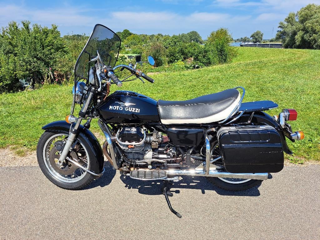 Prachtige Moto-Guzzi California II uit 1983!  , Motoren, Cardan-aandrijving, 2 cilinders, Motorrijbewijs A, Particulier