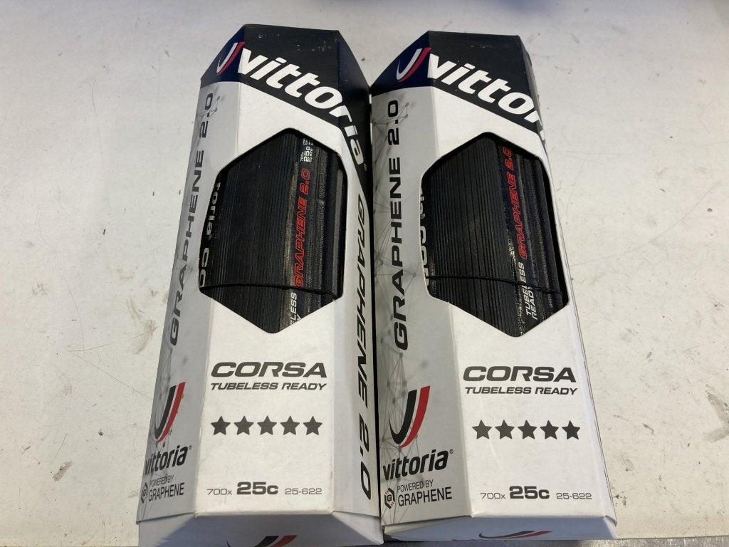Vittoria Corsa Tubeless Ready 25mm set, Overige merken, Band, Nieuw, Racefiets