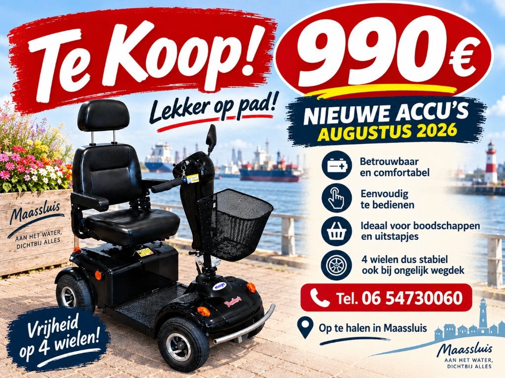 scootmobiel, Diversen, Ophalen, Gebruikt, 36 t/m 45 km, Mango