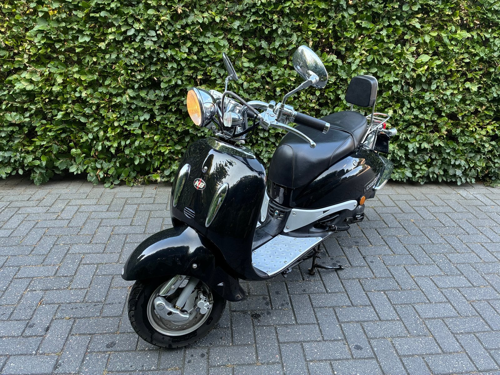 Killerbee scooter - Zwart, goed onderhouden, Fietsen en Brommers, Snorfietsen en Snorscooters, Gebruikt, Benzine, Ophalen, Overige merken