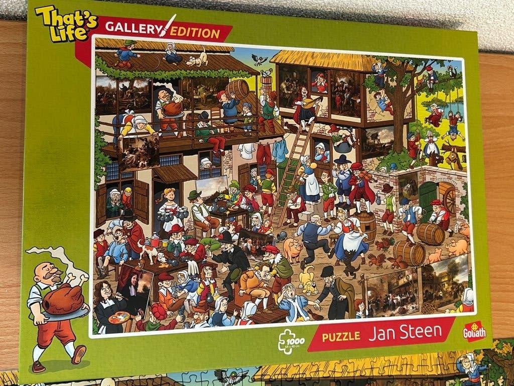 Puzzel Thats Life "Jan Steen", Hobby en Vrije tijd, Denksport en Puzzels, Ophalen, 500 t/m 1500 stukjes, Gebruikt, Legpuzzel