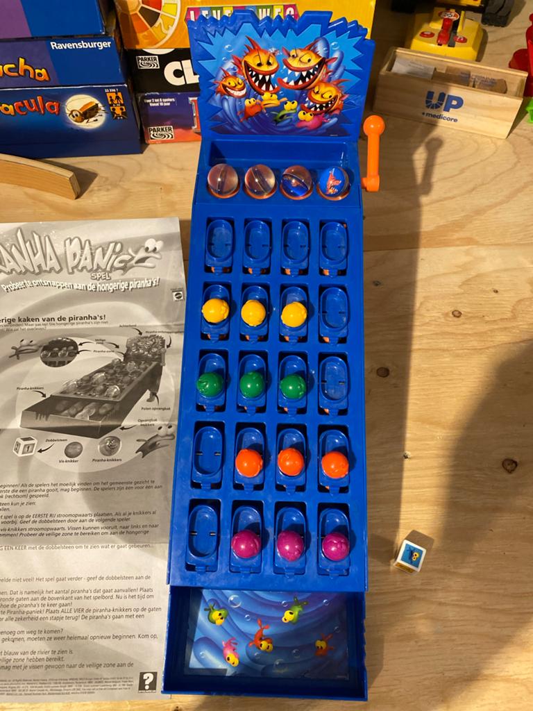 Spel piranha panic, Een of twee spelers, Ophalen of Verzenden, Gebruikt