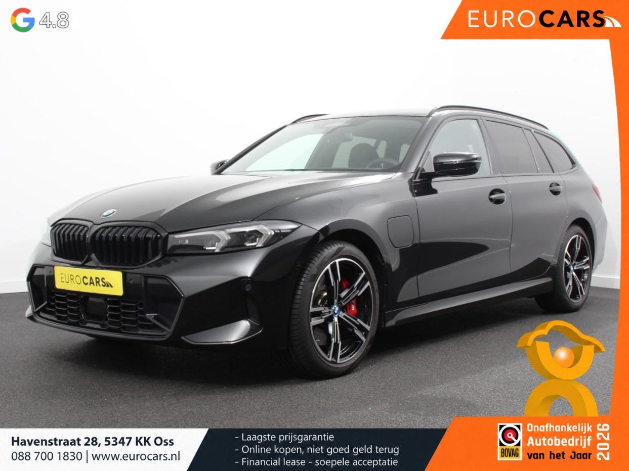 BMW 3-serie Touring 330e M-Sport PHEV Digitale Cockpit Clima, Auto's, Gebruikt, Euro 6, 4 cilinders, Zwart