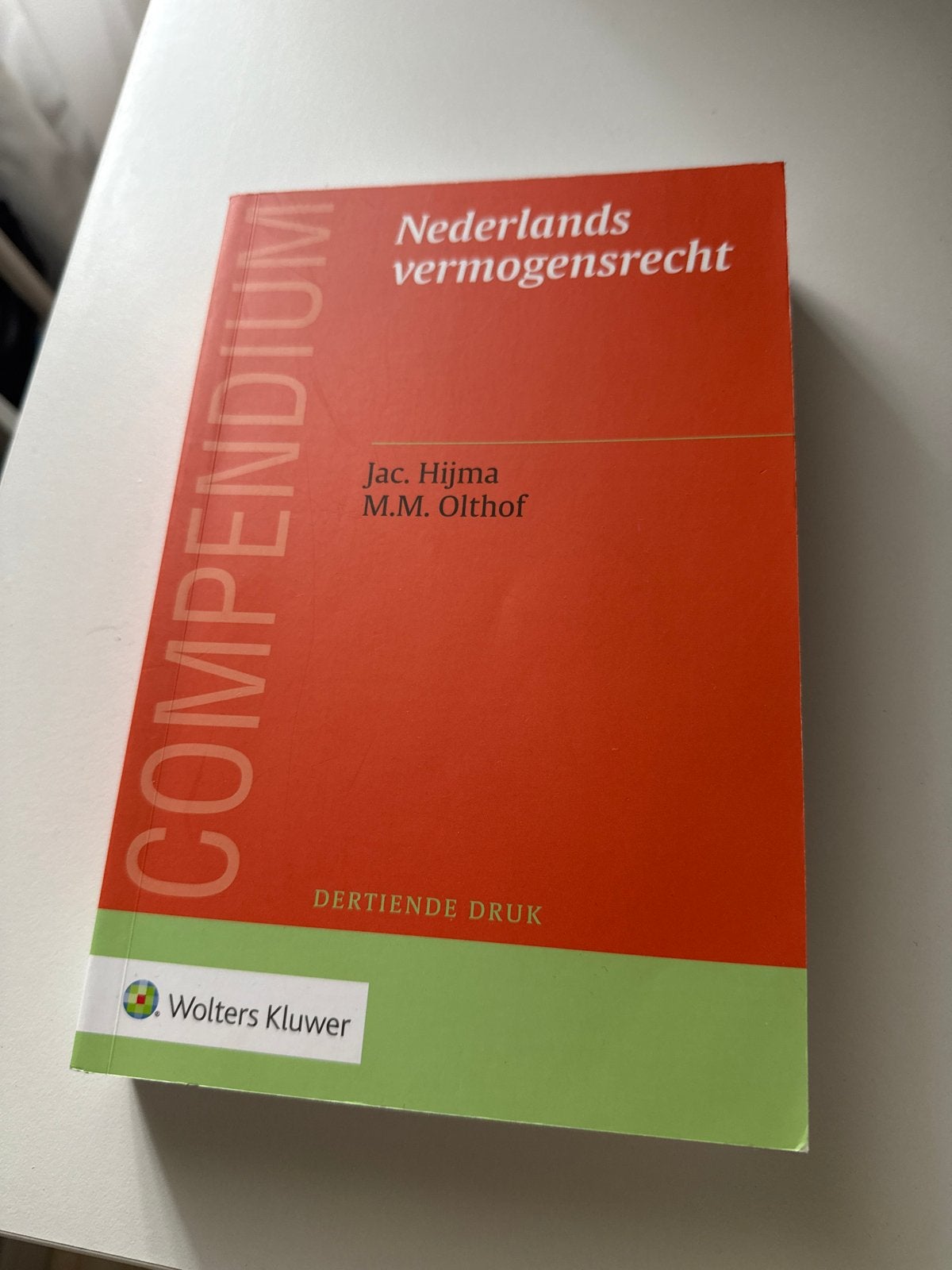 Nederlands Vermogensrecht - 13e druk, Boeken, Studieboeken en Cursussen, Verzenden, Gamma, Zo goed als nieuw, WO