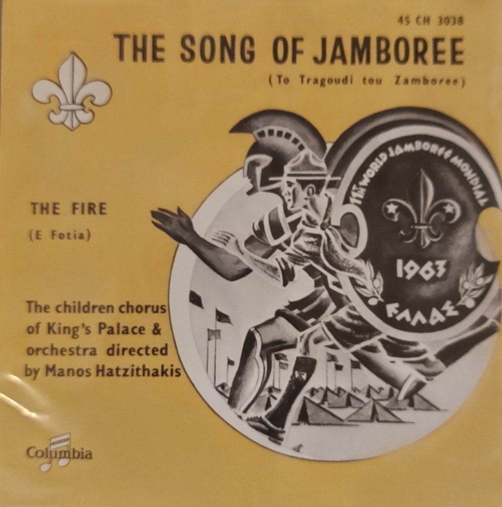 scouting The song of the Jamboree 1963 Griekenland, Verzamelen, Ophalen of Verzenden, Embleem, Speld of Insigne