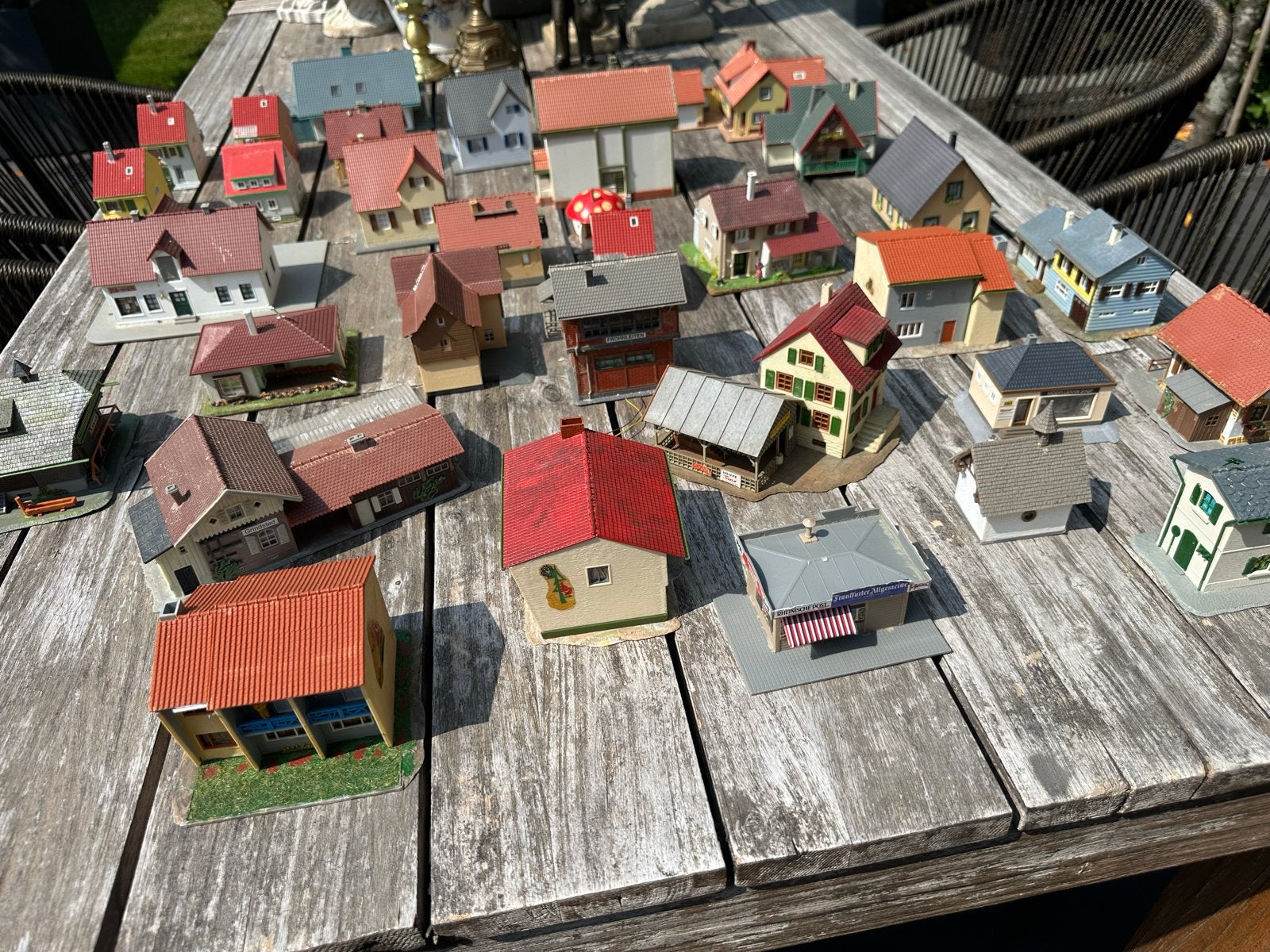 Grote verzameling modelspoor huisjes en gebouwen, Ophalen of Verzenden, Gebruikt, Brug, Tunnel of Gebouw, Overige merken