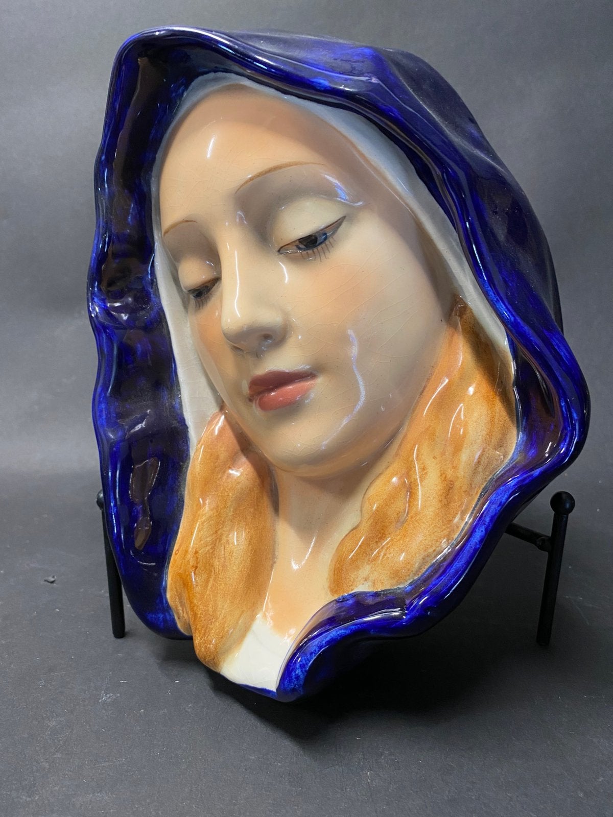 Antiek Goebel wandmasker madonna, Ophalen of Verzenden