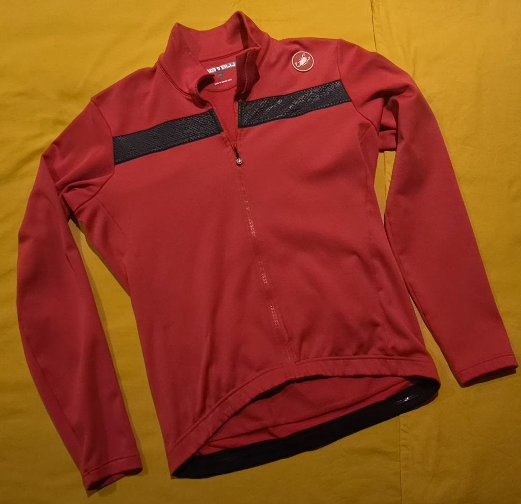 Castelli Jack Rood 2XL - Ideaal voor koelere dagen, Castelli, Zo goed als nieuw, Bovenkleding, Heren