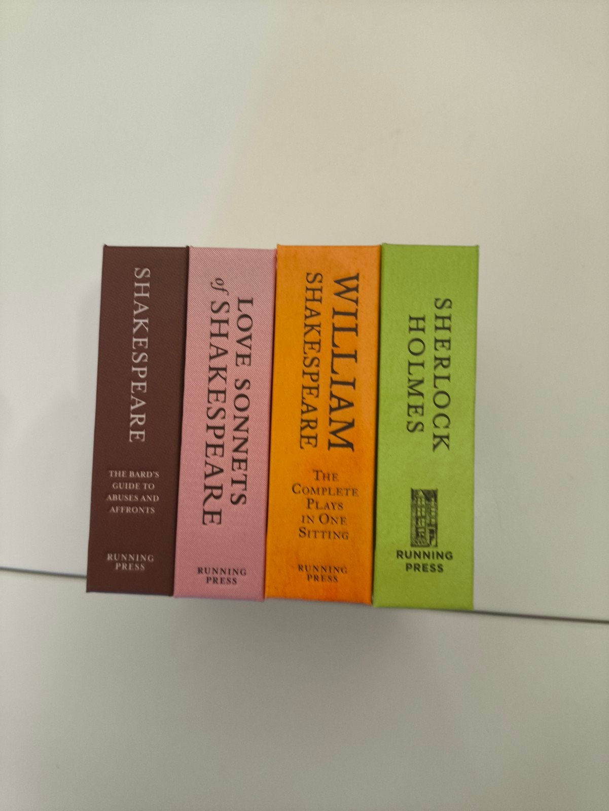 Miniatuur boeken: Shakespeare en Sherlock Holmes set ENGELS, Ophalen of Verzenden, Zo goed als nieuw, William Shakespeare, Arthur Conan Doyle