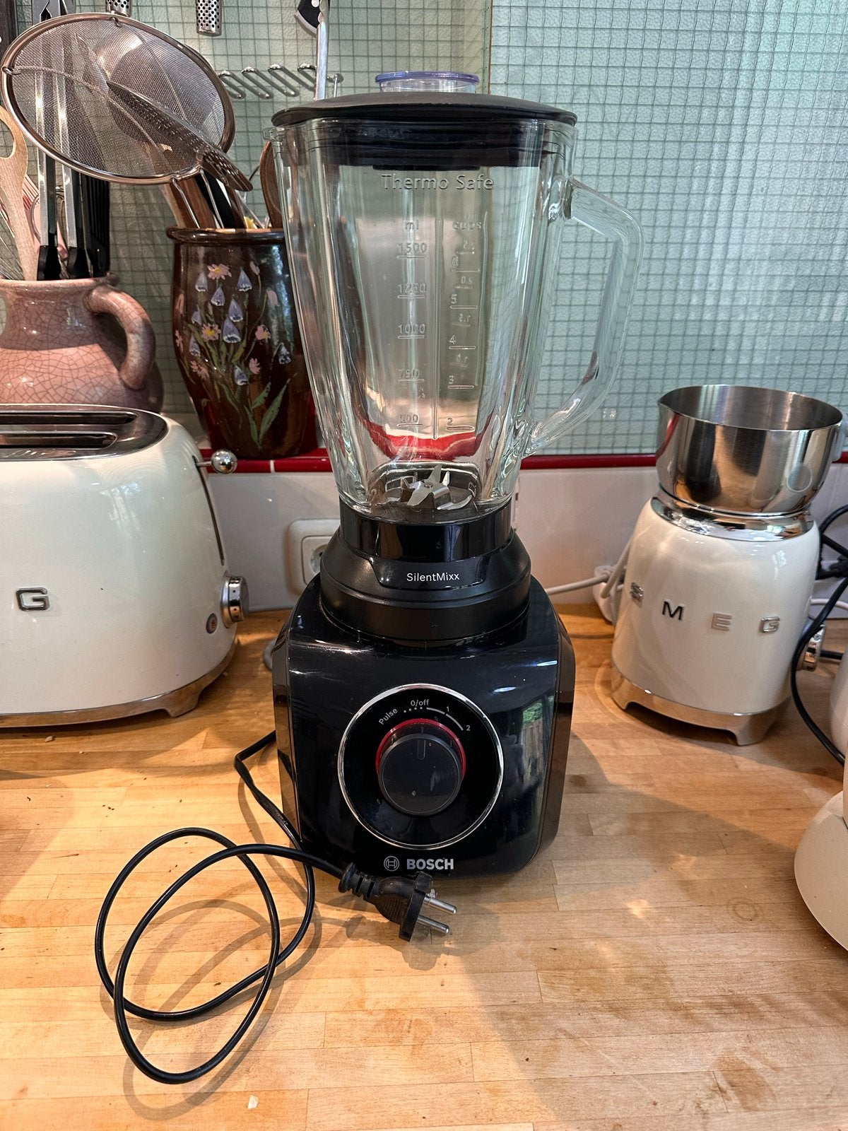 Bosch SilentMixx MMB42G0B Blender - Zwart, Ophalen, Gebruikt, Blender