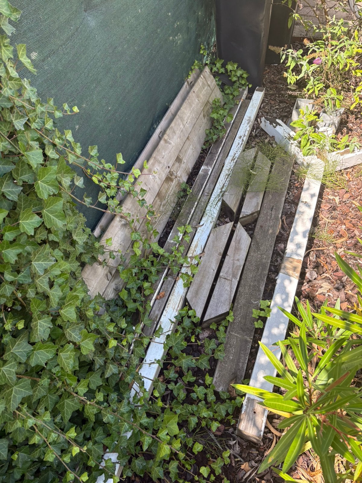 Tuinhout met extra lange planken, Ophalen, Gebruikt, 250 cm of meer, Overige typen
