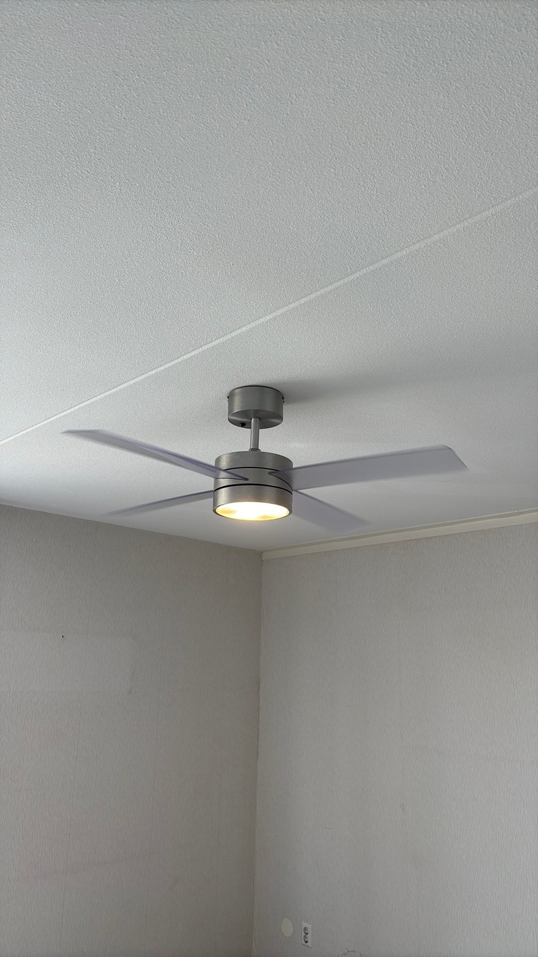 Ventilator lamp zeer stil, Ophalen, Zo goed als nieuw, Plafondventilator