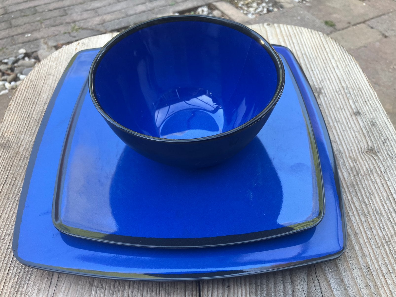 Camping servies.  Melamine ( partij), Ophalen, Nieuw