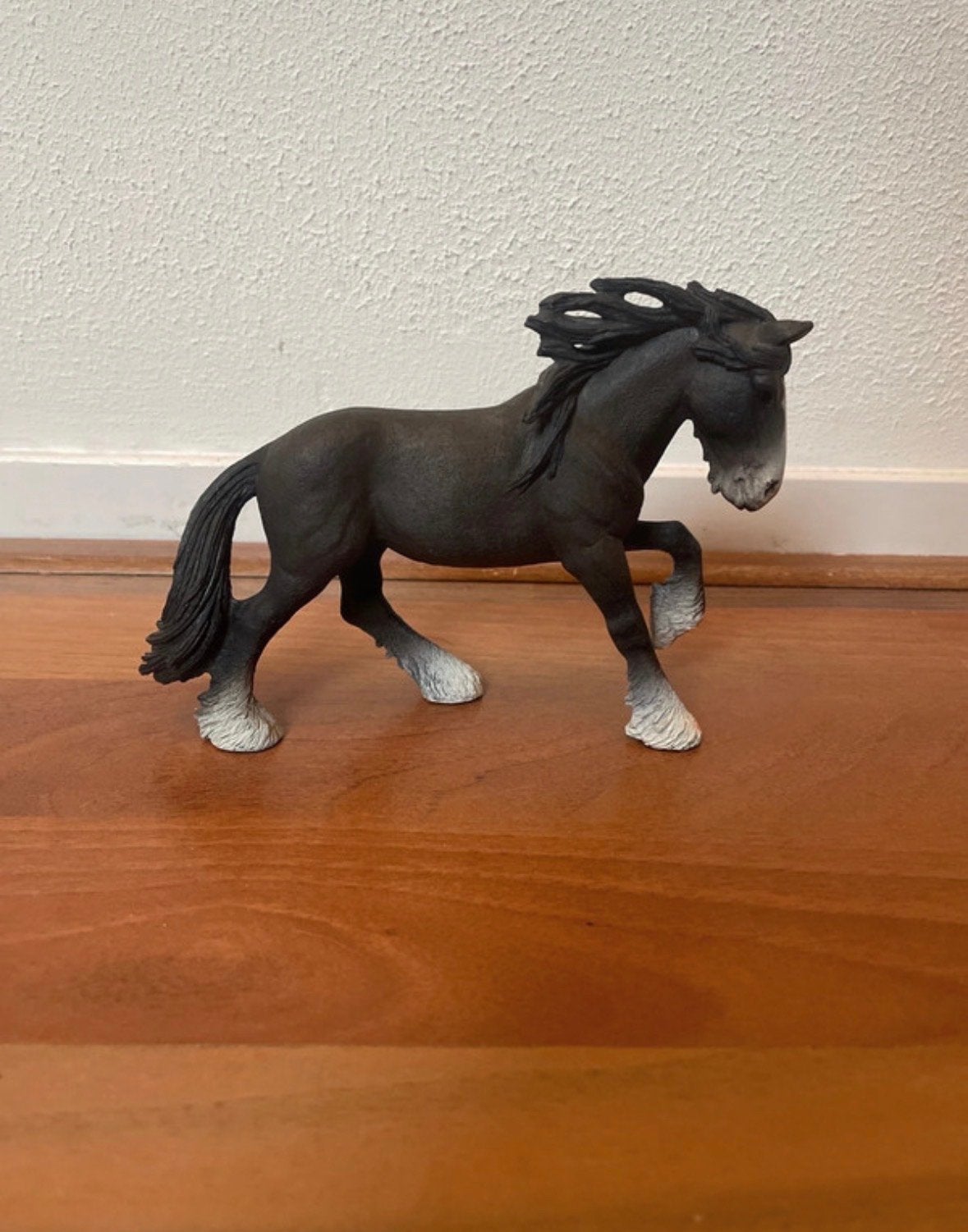 Schleich Shire Paard - Speelgoed Paard, Ophalen of Verzenden, Zo goed als nieuw, Jongen of Meisje