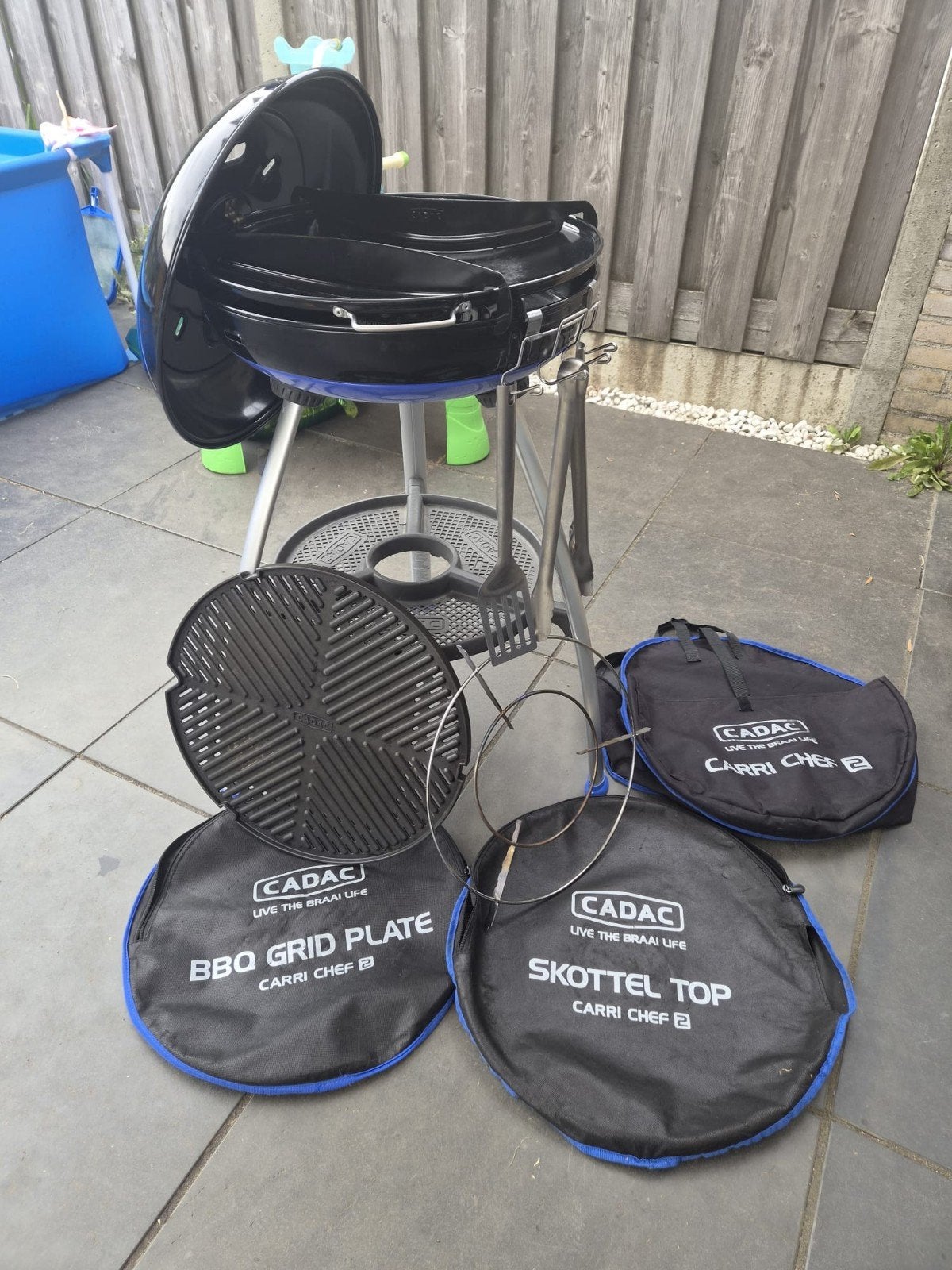 Cadac Carri Chef 2 BBQ met diverse accessoires, Tuin en Terras, Ophalen, Gebruikt, Cadac