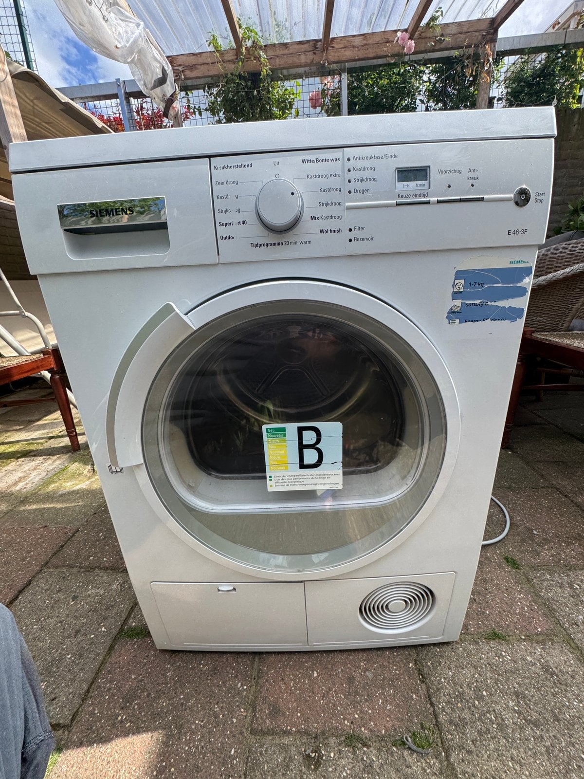 Gratis wasdroger, Witgoed en Apparatuur, Wasdrogers, Ophalen, Zo goed als nieuw, Luchtafvoer